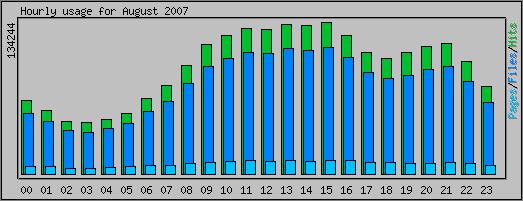 Hourly usage