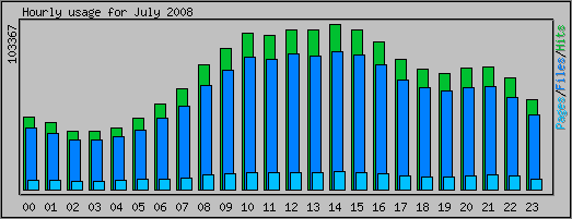 Hourly usage